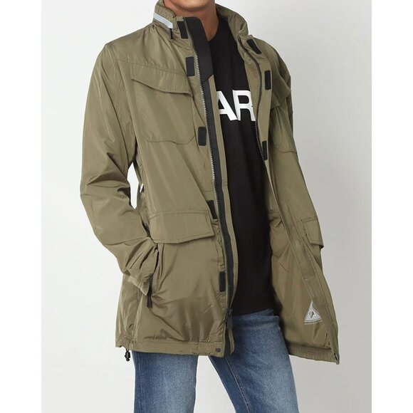 Pajar Men's Roy Packable Rain Jacket size Large Colour Army Green Size Large - Picture 1 of 16